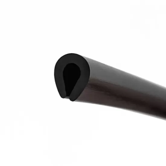 U-Shape Car Door Edge Protector Guard Flexible Trim - 18 Ft Roll - 1/4” Wide - Black