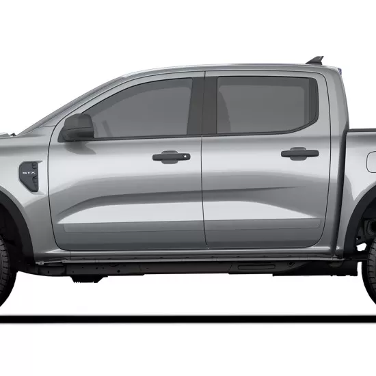 Ford Ranger Super Crew Cab Painted Body Side Moldings 2024 - 2025