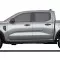 Ford Ranger Super Crew Cab Painted Body Side Moldings 2024 - 2025
