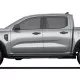Ford Ranger Super Crew Cab Painted Body Side Moldings 2024 - 2025