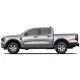 Ford Ranger Super Crew Cab Painted Body Side Moldings 2024 - 2025