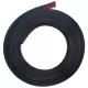 Universal Wheel Well Trim Molding with Lip - 25 Ft Roll - 1” Wide - Black