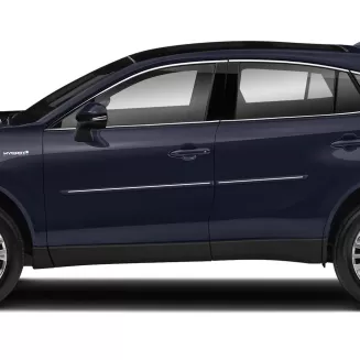 Toyota Venza Painted Body Side Moldings with Chrome Inserts 2021 - 2024