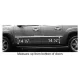 Chevrolet Avalanche Painted Body Side Moldings 2007 - 2014