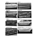 Ford Fiesta Chrome Body Side Moldings 2011 - 2019