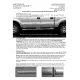 Ford F-150 SuperCab Painted Body Side Moldings 2009 - 2014