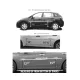 Subaru Impreza 4 Door / 5 Door Hatchback Painted Body Side Moldings 2012 - 2015