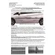 Nissan Versa 5 Door Hatchback Painted Body Side Moldings 2014 - 2019