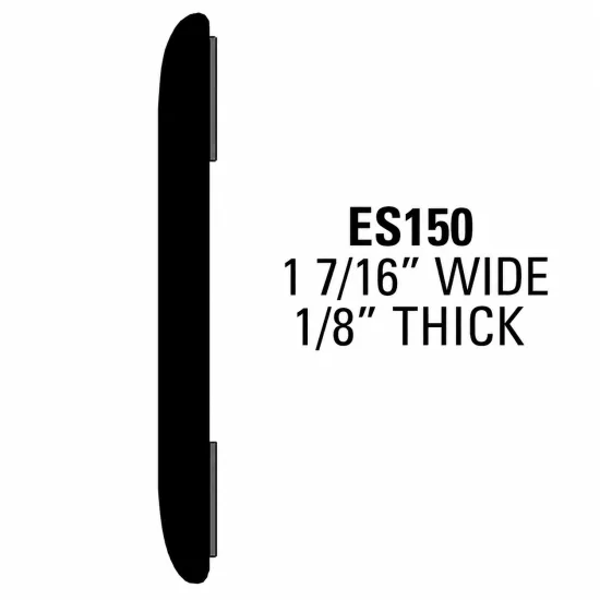Universal Body Side Molding Trim - 65 Ft Roll - 1 7/16” Wide - Black