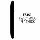 Universal Body Side Molding Trim - 65 Ft Roll - 1 7/16” Wide - Black